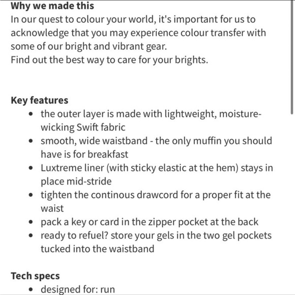 RARE Lululemon Run: Chase Me Skirt sz.6 Blue Lace - Picture 10 of 10